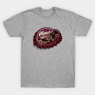 Vintage Vega Vic's Root Beer Bent Soda Bottlecap T-Shirt